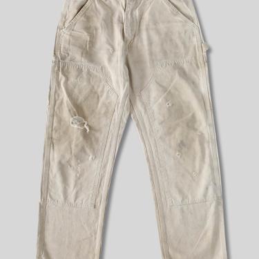 Vintage Carhartt Double Knee Work Pants sz 31x30 26