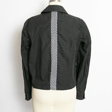 1990s Comme Des Garçons Jacket Black Racing Stripe S 