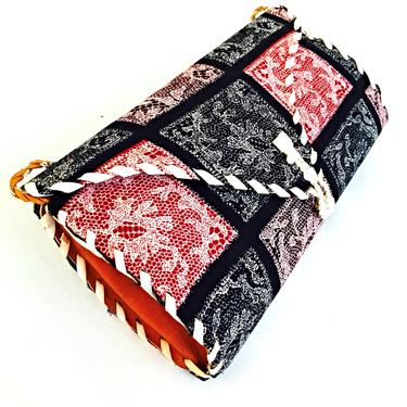 NLSL Lace Print Clutch Purse