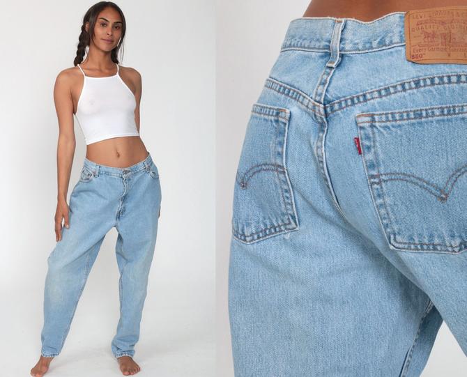 90s Levis Jeans 34 -- High Waist Jeans 90s Light Blue | Shop Exile