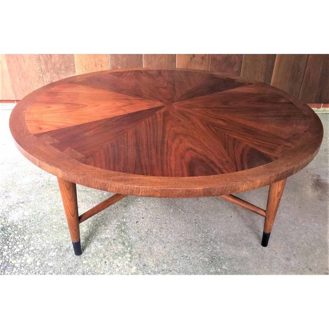 1960s Mid-Century Modern Lane Acclaim Round Coffee Table ...