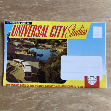 Vintage Universal City Studios Picture Postcard | 60s Hollywood California Movie Ephemera Souvenir | Unused by blindcatvintage