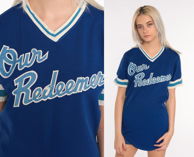 Vintage Cubs V-Neck Ringer Jersey 