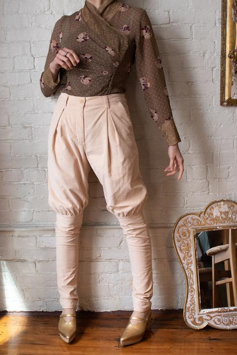 Y2K Love Moschino Corduroy Jodhpur Pants | Lady of Lizard