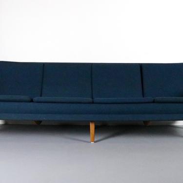 Danish Modern Folke Ohlsson for Fritz Hansen Four Seat Sofa, Denmark 