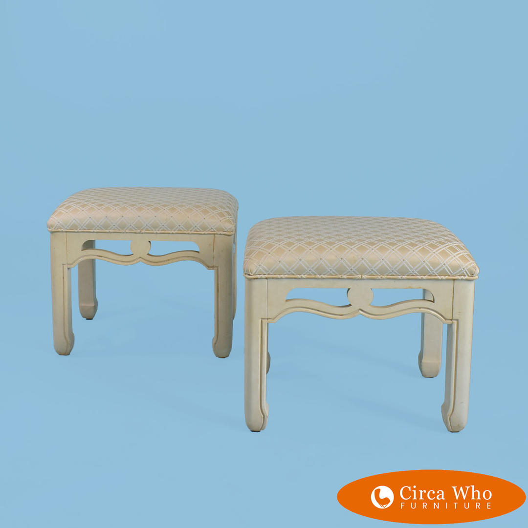 Pair of Hollywood Regency Bar Stools Circa Who West Palm Beach, FL