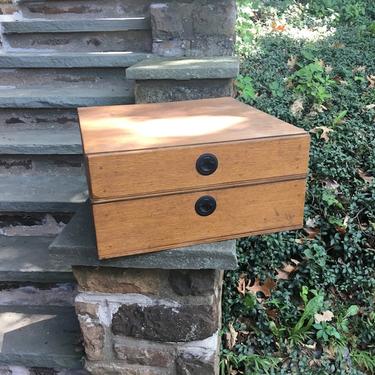 2 drawer wooden drawer unit