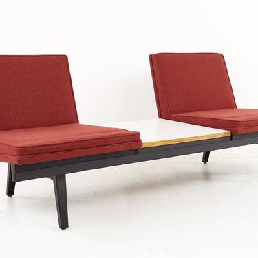 George Nelson for Herman Miller Mid Century Black Bench - mcm 