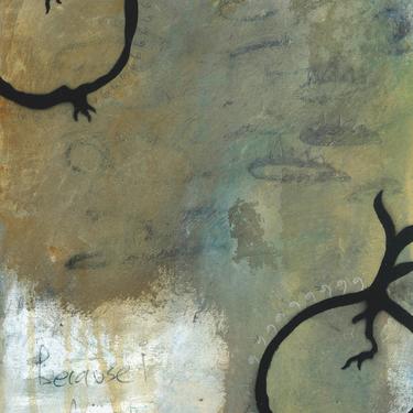 Nour, Because - Original Artwork Painting by Sevag Mahserejian - contemporary post modern abstract expressionism art 