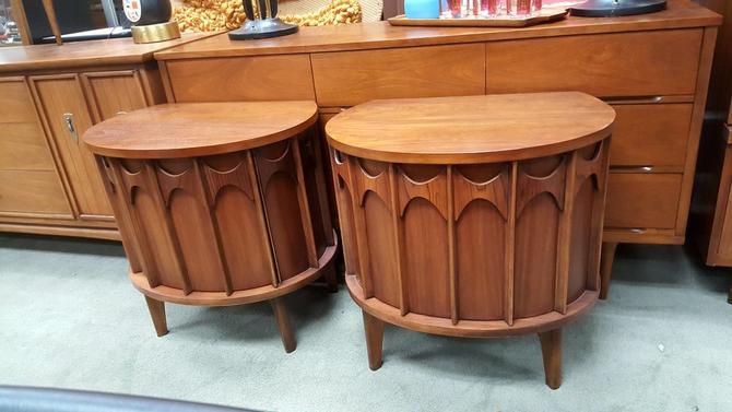 Pair Of Mid Century Nightstands From The Perspecta Collection By
