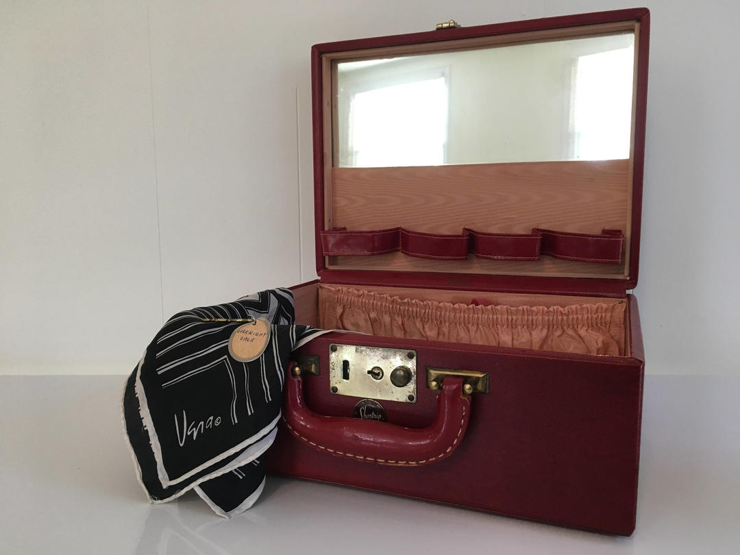 Vintage Shortrip Travel Vanity Cosmetic Case Luggage Unique