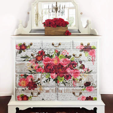 Vintage White Dresser | White Dresser with Mirror | White | All Things New  Again - Leesburg, VA | ATTIC