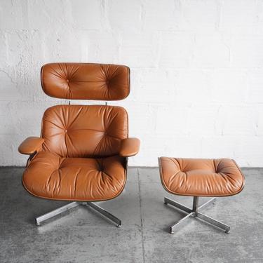 Plycraft Lounge Chair and Ottoman