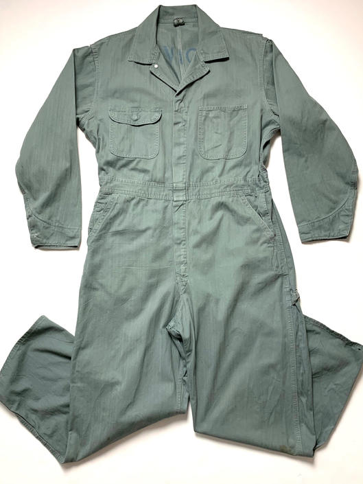 Vintage 1950s Montgomery Ward POWR HOUSE Coveralls ~ size 40 S 