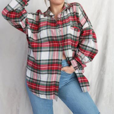 Vintage 1980's Diane Von Furstenberg Flannel Shirt 