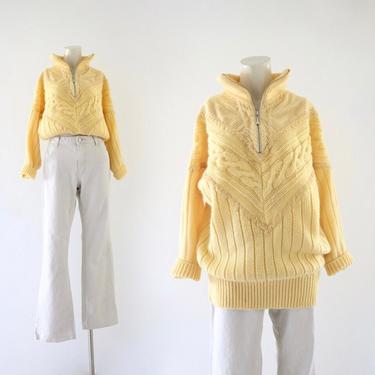 chamomile corduroy sweater - m 