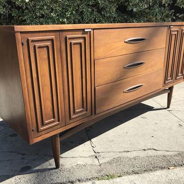 Mid Century Credenza by Broyhill Sculptra Collecti