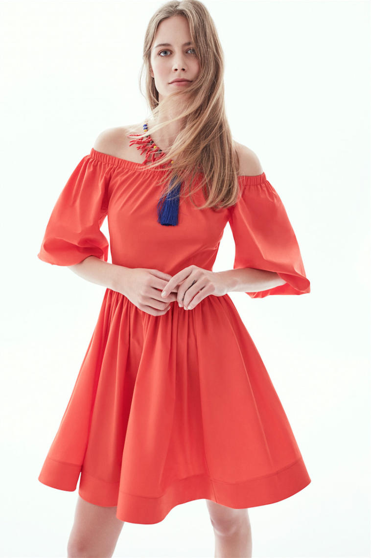 Roman Red Dress Take 5 Boutique Washington, DC