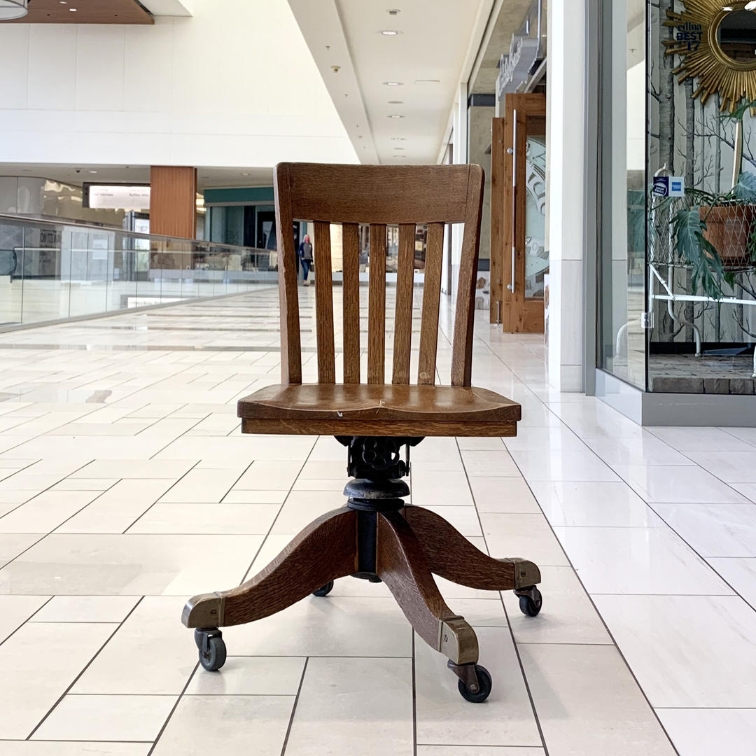 1930-40's B. L. Marble Chair 社製 ヴィンテージ THE BL MARBLE CHAIR COMPANY社製 ヴィンテージ ウッド アーム