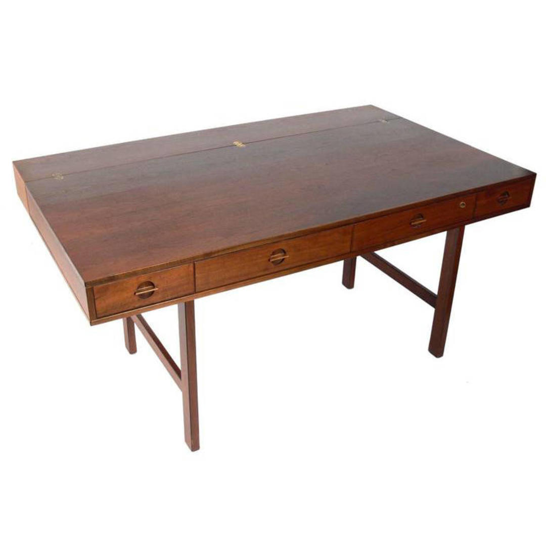 Rare Walnut Vintage Quistgaard Lovig Partners Desk Mid Century