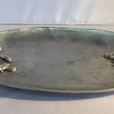 Excellent Silver Sea Platter 