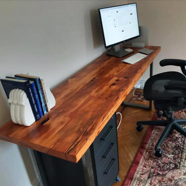 Reclaimed Wood Desk. Industrial Desk. Office Desk. Rustic | Urban ...