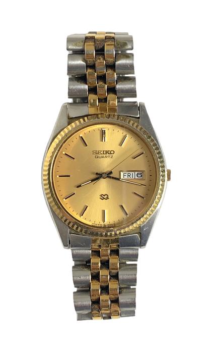 Vintage SEIKO 5Y23-8A60 A4 Gold-Tone / Day Date Stainless | Sparrows ...
