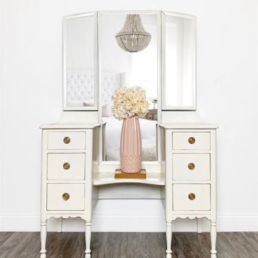 strapless open back dress Vanity Desk with Lights, Vanity Set with Mirror, Makeup Vanity Desk with Large Drawers & Three Level Storage Dreeser, Vanitys Vanities with 3 Lights main image 0