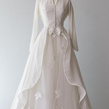 Vintage 1950s Wedding Dress - Vintage 50s Marie | Xtabay Vintage - Portland,  OR | ATTIC