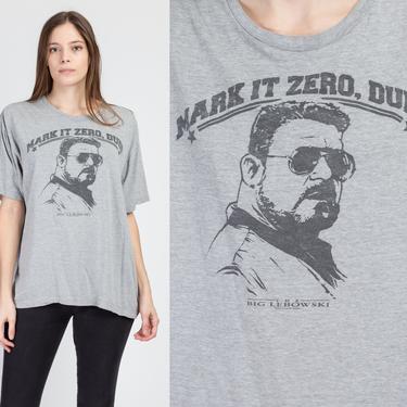 The Big Lebowski &amp;quot;Mark It Zero Dude&amp;quot; Graphic Tee - Extra Large | Vintage Y2K Graphic Movie T Shirt 