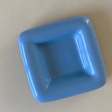 Small Haeger Blue Square Dish