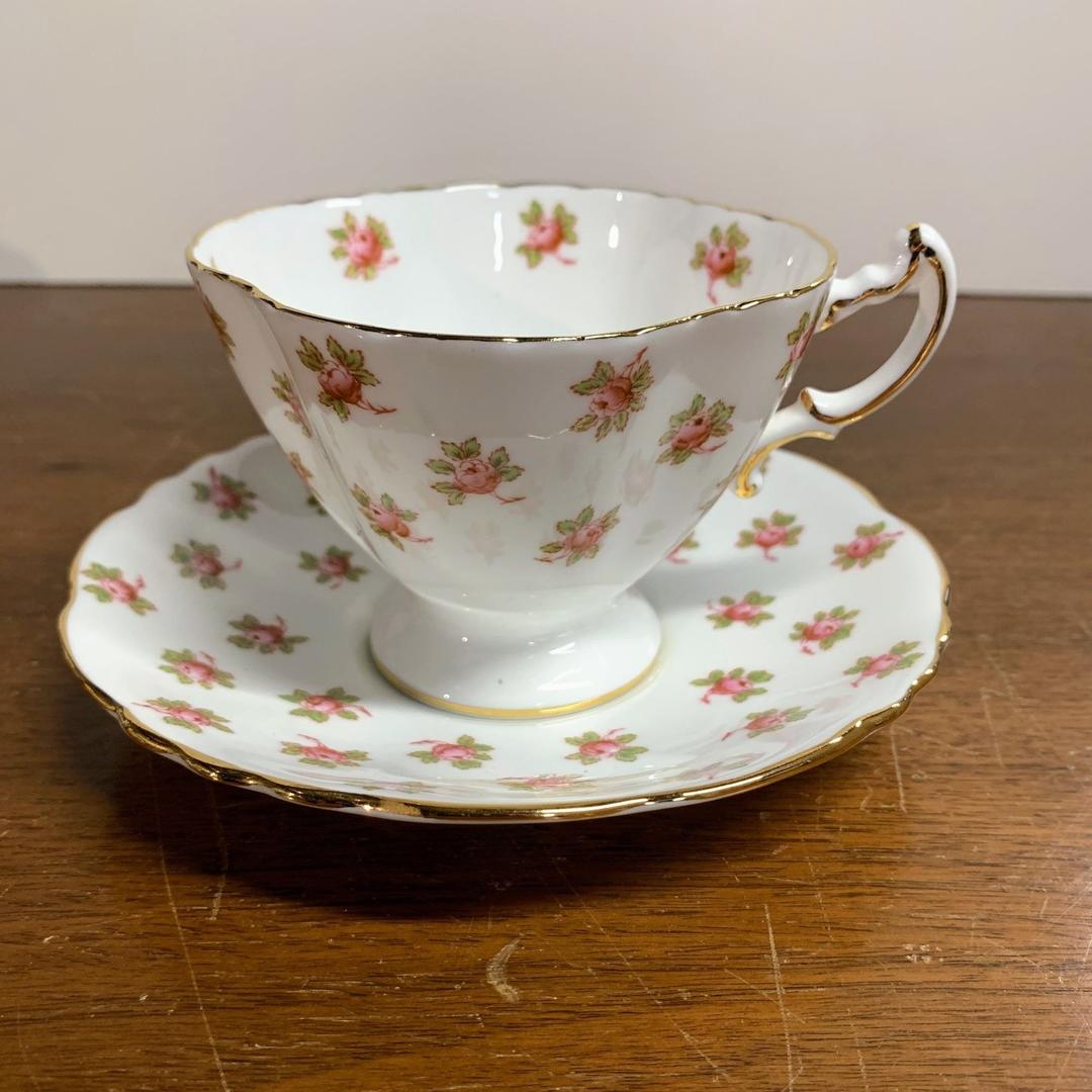 Vintage Hammersley China Tea Cup and Saucer Rose Buds Scalloped 4049 | Over  the Years | Silver Spring, MD