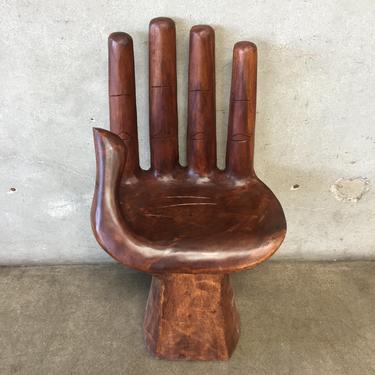Teak Hand Carved Left Hand Chair