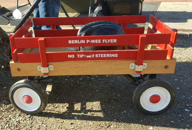 Vintage Amish Made Berlin Flyer Wagon Local Pickup Only By Mobvintage From Mob Vintage Of Kensington Washington Dc Attic