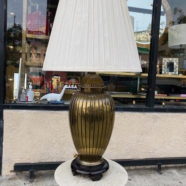 Lighting Makeover | Mid-century Table Lamp in Brass