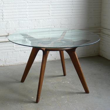 Adrian Pearsall for Craft Associates Sculpted Walnut Dining Table 
