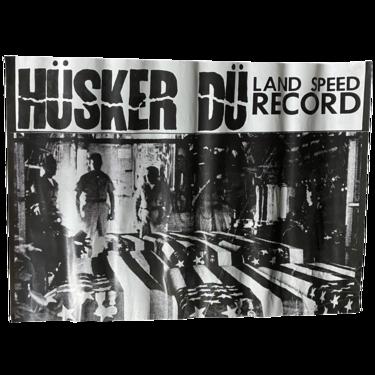 Vintage Hüsker Dü "Land Speed Record" Poster
