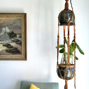 70's Ceramic Pendant Lamp + Planter - Macrame Plant | Shop Rachels - San  Diego, CA | ATTIC