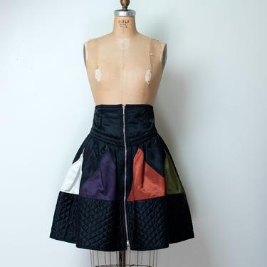 1990s Quilted Skirt | Marithe & François Girbaud 