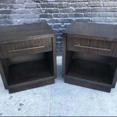 Modern nightstands by Mitchell Gold+Bob Williams .