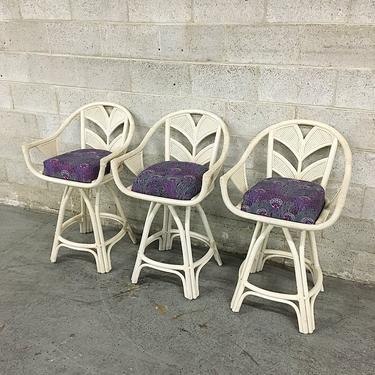 LOCAL PICKUP ONLY-----------Rattan Bar Chairs 