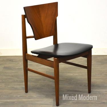 Mid Century Modern Walnut Desk Chair 