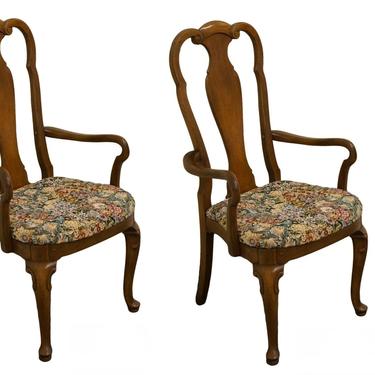 Set Of Two Thomasville Furniture Carlton Hall Collection Dining Arm Chairs 805-95 
