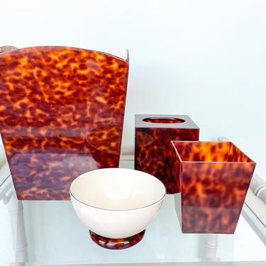 Tortoiseshell Vanity Set