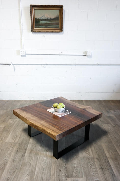 New Black Walnut Coffee Table Natural Live Edge Hardwood By