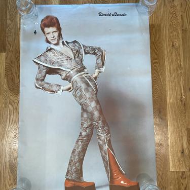 RARE original 1973 David Bowie poster | RareCo Vintage | Queen Village ...