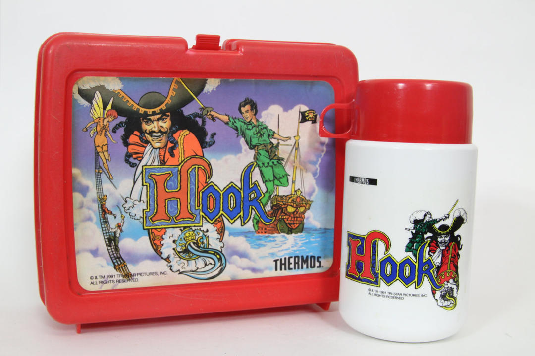 Vintage Hook 1991 Movie Lunch Box Complete with Thermos by
