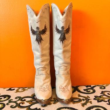 Vintage zodiac cowboy boots clearance
