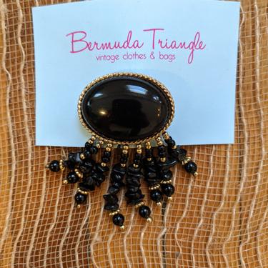 Black Vintage Broach