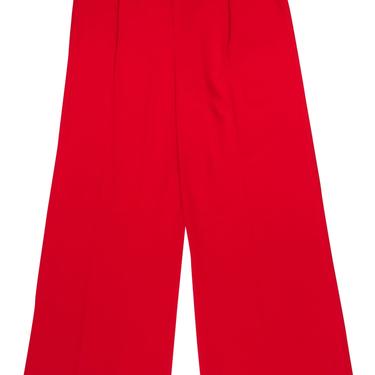 Alice & Olivia - Bright Red Wide Leg Trousers Sz 8